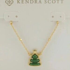 💎Kendra Scott Gold Christmas Tree Necklace🎀